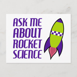 Vraag me naar Rocket Science Briefkaart