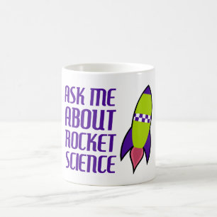 Vraag me naar Rocket Science Koffiemok