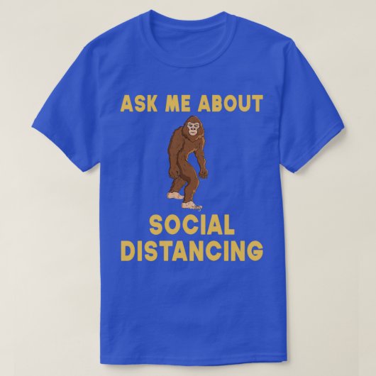 Vraag me naar sociale vervorming t-shirt (Design voorkant)