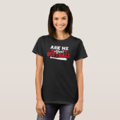Vraag me naar Softball T-shirt (Voorkant volledig)