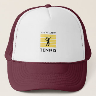 Vraag me naar tennis trucker pet
