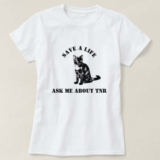 Vraag me naar TNR T-shirt (Design voorkant)