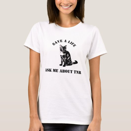 Vraag me naar TNR T-shirt (Voorkant)