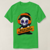 Vraag me naar ware misdaadpodcasts 1 t-shirt (Design voorkant)