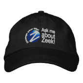 "Vraag me naar Zeek!" zwart Pet (Voorkant)