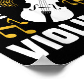 Vraag Me Niet, Ik Ben Gewoon De Violist Poster (Hoek)