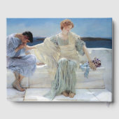 Vraag me niet meer door Alma Tadema, bruiloft Gastenboek (Achterkant)