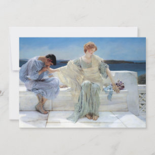 Vraag me niet meer door Alma Tadema, bruiloft Kaart