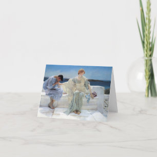 Vraag me niet meer door Alma Tadema Huwelijk Bedankkaart
