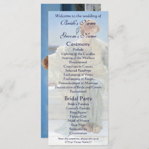 Vraag me niet meer door Alma Tadema Wedding Programmakaart