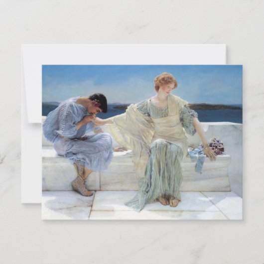 Vraag me niet meer door Sir Lawrence Alma Tadema (Voorkant)
