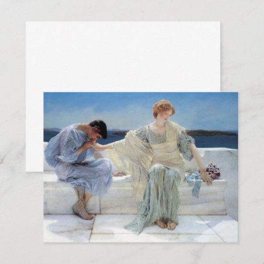 Vraag me niet meer door Sir Lawrence Alma Tadema (Voorkant / Achterkant)