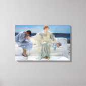 Vraag me niet meer door Sir Lawrence Alma Tadema Canvas Afdruk (Voorkant)
