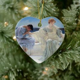 Vraag me niet meer door Sir Lawrence Alma Tadema Keramisch Ornament