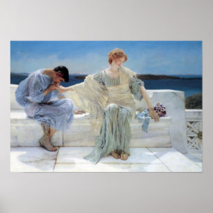 Vraag me niet meer door Sir Lawrence Alma Tadema Poster