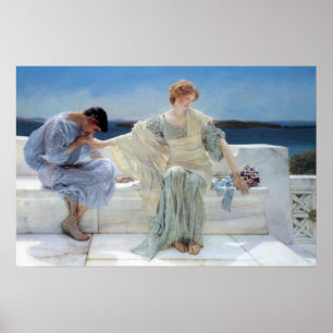 Vraag me niet meer door Sir Lawrence Alma Tadema Poster