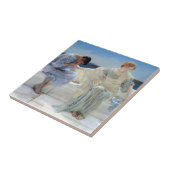 Vraag me niet meer door Sir Lawrence Alma Tadema Tegeltje (Zijkant)