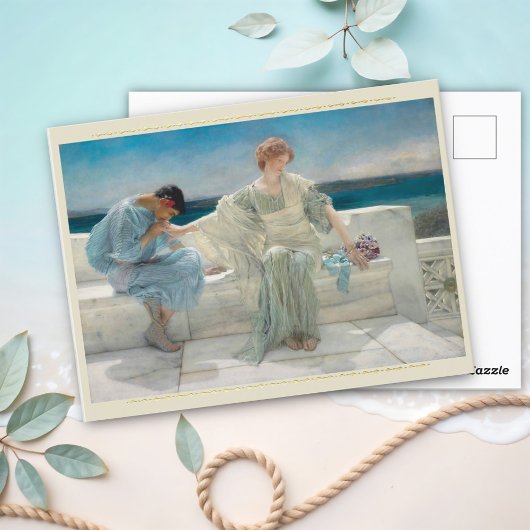 Vraag me niet meer, Lawrence Alma-Tadema Briefkaart