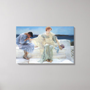 Vraag me niets meer van Sir Lawrence Alma Tadema Canvas Afdruk