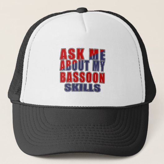 VRAAG ME OM BASSOON DANCE TRUCKER PET (Voorkant)
