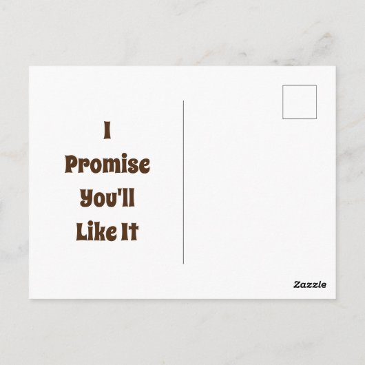 Vraag me om je een Briefkaart te vertellen. (Achterkant)