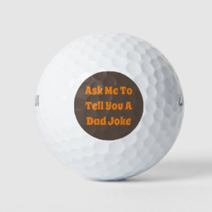 Vraag me om je een pap te vertellen. golfballen