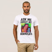 VRAAG ME OM MIJN GRANDCATS T-shirts (Voorkant volledig)