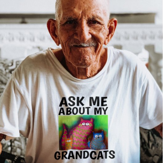 VRAAG ME OM MIJN GRANDCATS T-shirts