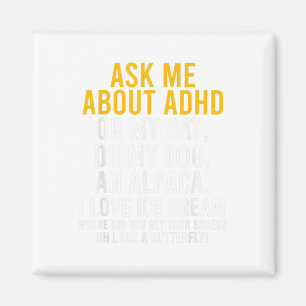 Vraag Me Over Adhd Autisme Mentale Gezondheid Bewu Magneet