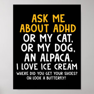 Vraag me over Autisme Geestelijke Gezondheid Bewus Poster