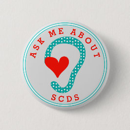 Vraag me over Button SCDS (Rode Tekst en Aqua)