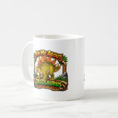 Vraag me over de Stegosaurus | Warme Chocolade | Koffiemok (Voorkant links)