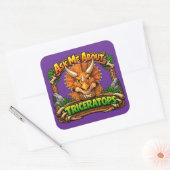 Vraag me over de Triceratops | 3 inch sticker (Envelop)