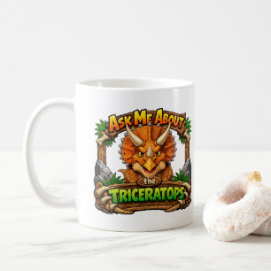 Vraag Me Over De Triceratops   Warme Chocolade   Koffiemok