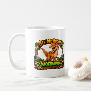 Vraag Me Over De Velociraptor   Warme Chocolade   Koffiemok