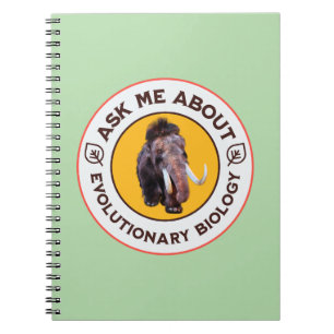 Vraag Me Over Evolutionaire Biologie Wolharige Mam Notitieboek