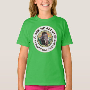 Vraag Me Over Evolutionaire Biologie Wolharige Mam T-shirt