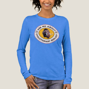 Vraag Me Over Evolutionaire Biologie Wolharige Mam Tri-Blend Shirt