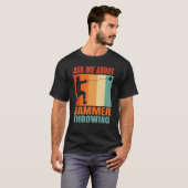 Vraag me over Hammer Throwing T-shirt (Voorkant volledig)
