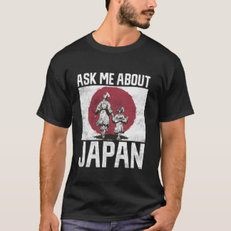 Vraag me over Japan Japans T-Shirt met lange mouwe