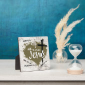 VRAAG ME OVER JESUS Gospel Graffiti Christelijk Fotoplaat (Insitu)