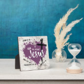 VRAAG ME OVER JEZUS Evangelie Graffiti Schrift Fotoplaat (Insitu)