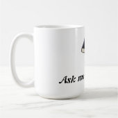 Vraag me over Jezus met bijbel Koffiemok (Links)