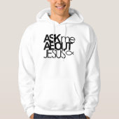 Vraag me over Jezus Sweatshirt (Voorkant)