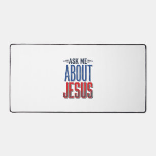 Vraag Me Over Jezus Vintage Christelijk T-Shirt On Bureaumat