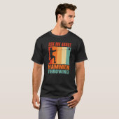 Vraag me over kogelslingeren t-shirt (Voorkant volledig)