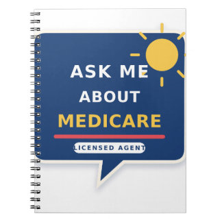 Vraag me over Medicare Licentie Agent Spiraal Noti Notitieboek
