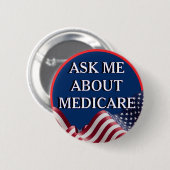 Vraag me over Medicare Ronde Button 5,7 Cm (Voorkant /achterkant)