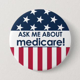 Vraag me over medicijnen - Amerika Ronde Button 7,6 Cm