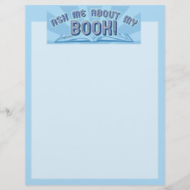 Vraag me over mijn boek. flyer